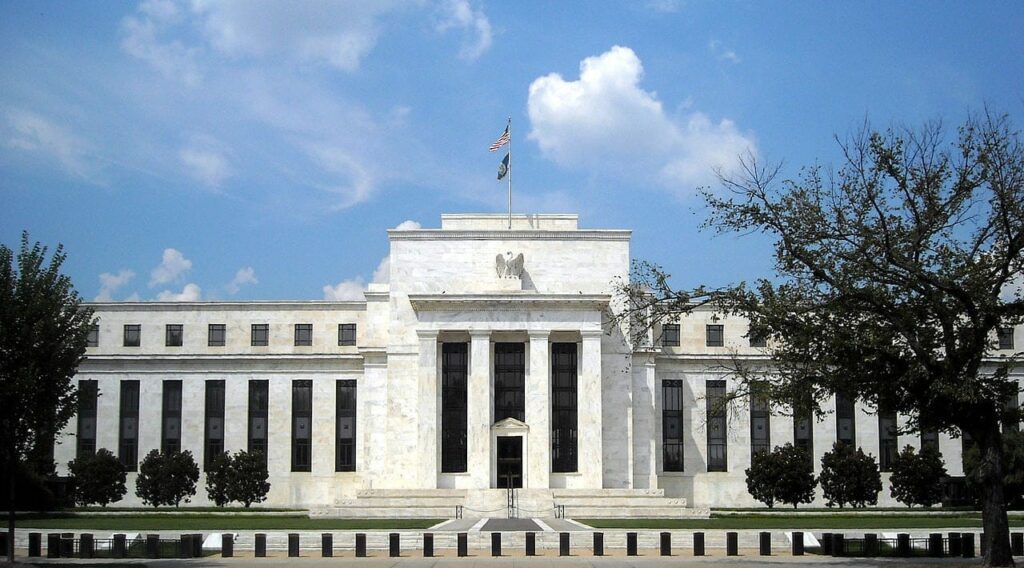 The Federal Reserve Building.